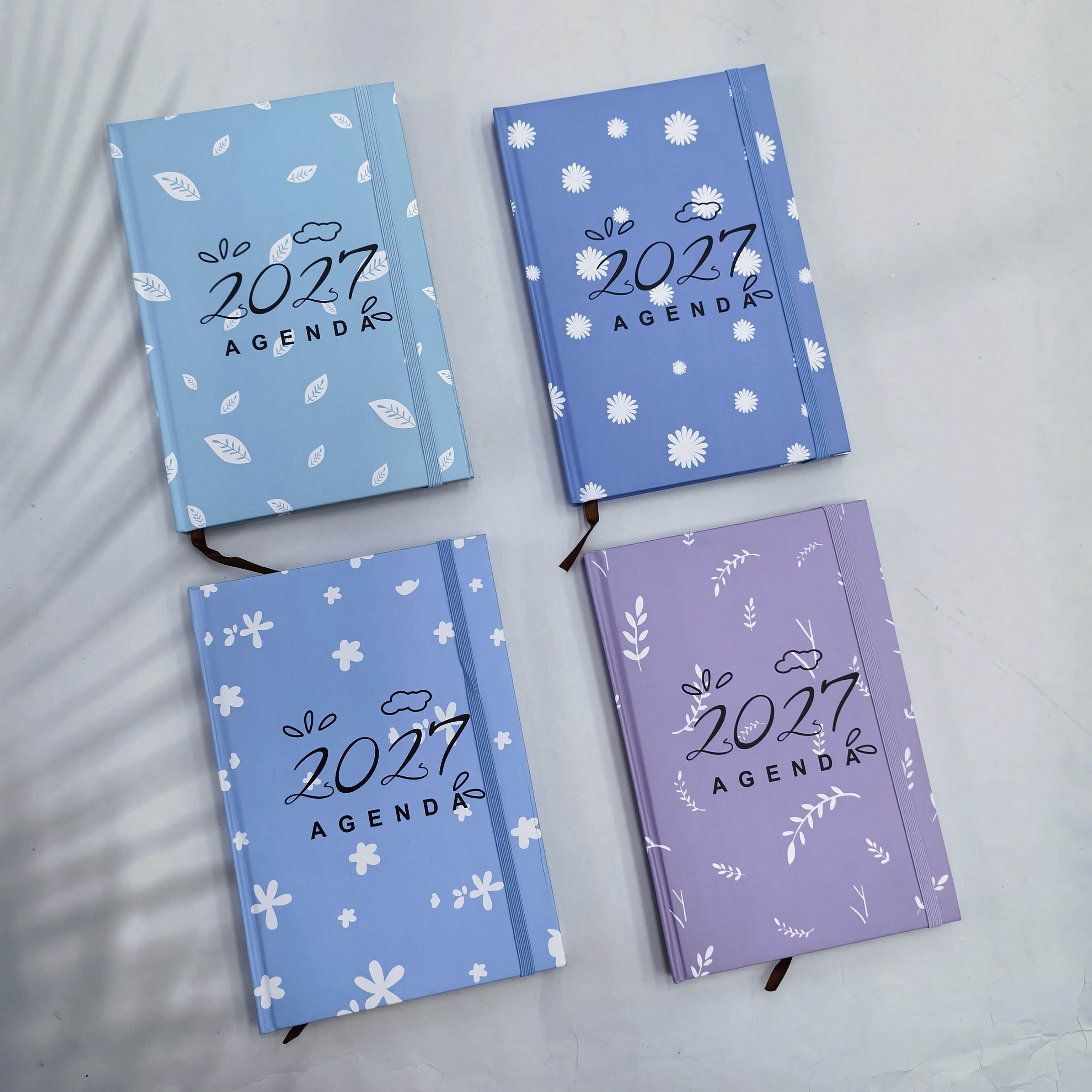 2027 Weekly calendar in English, multiple series, four pictures mixed, A5/48K annual calendar, this schedule, this French, Portuguese, Spanish, and Arabic supports customization pic 7