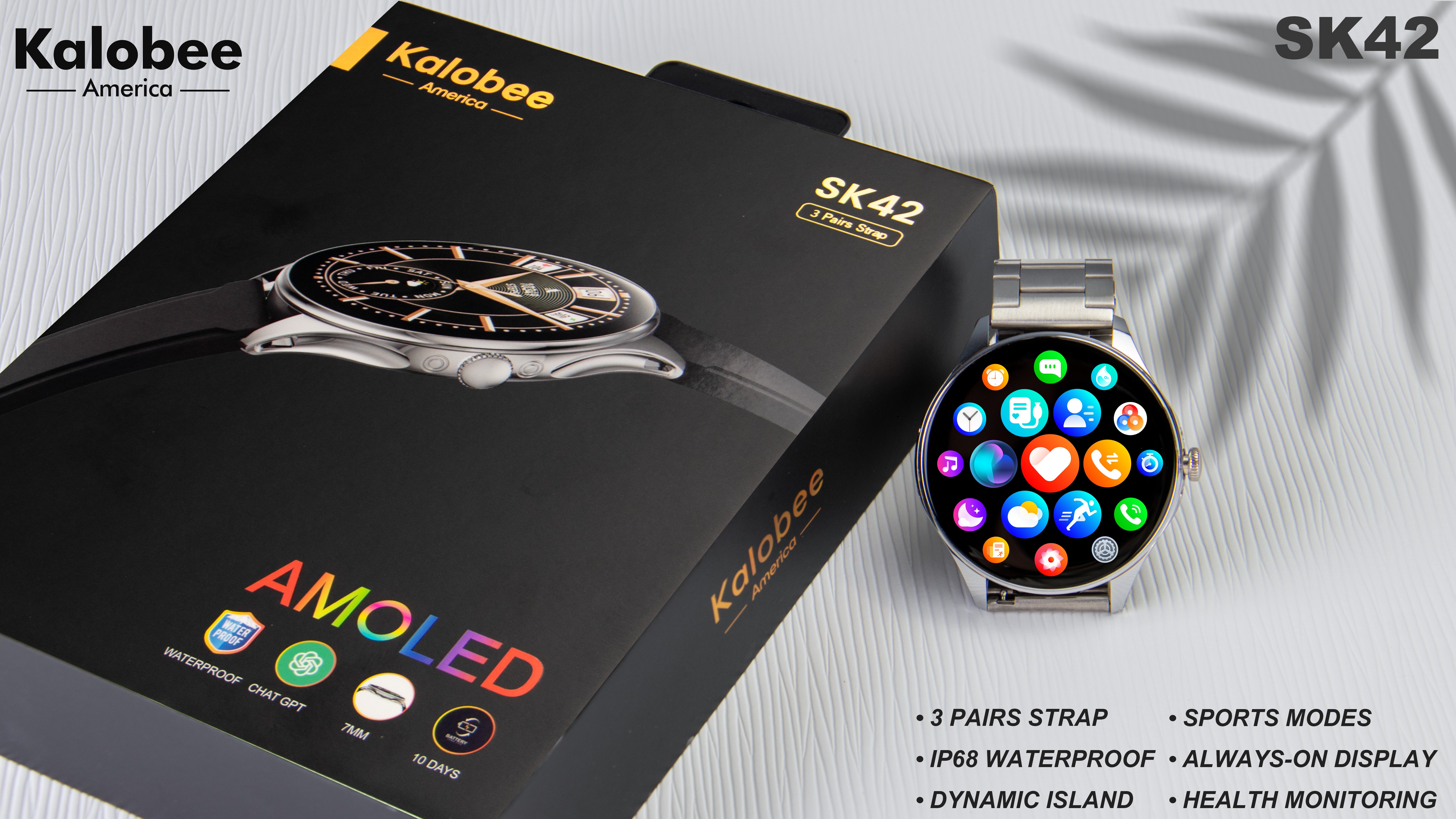 SK42 frecuencia cardíaca sueño sangre oxigenación respiración entrenamiento bluetooth llamada wechat SMS software información notificación recepción reloj inteligente apto para adolescentes multi-idioma múltiples modos deportivos colección de datos deportivos reloj inteligente Application Scenario
