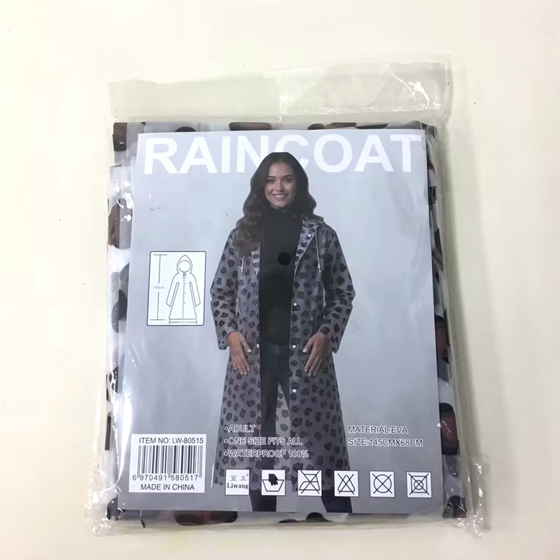 Li Wang Wholesale EVA raincoats, full-print raincoats, high-frequency heat sealing