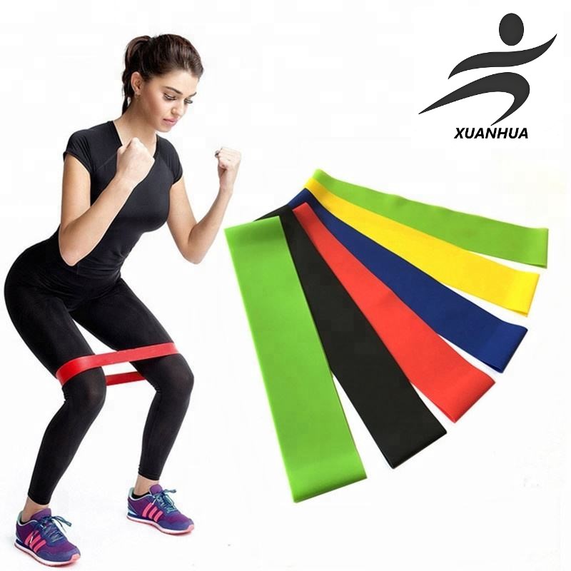 En stock - color stretch band set alta resistencia elástica antideslizante fitness band pic 2