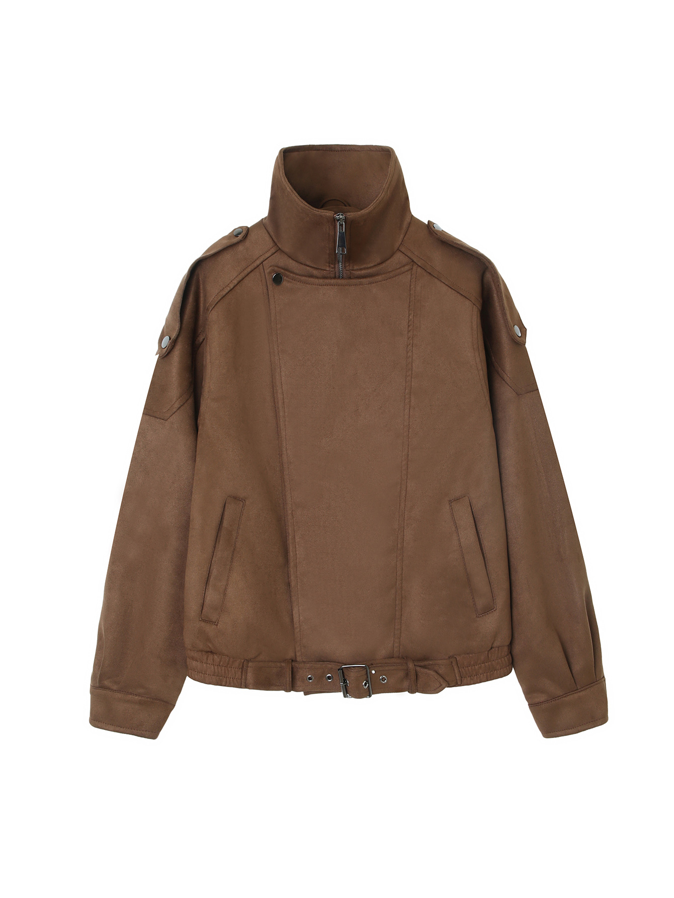 Europa y Estados Unidos estilo corto chaqueta casual gamuza de cuero locomotora abrigo comercio exterior al por mayor undefined