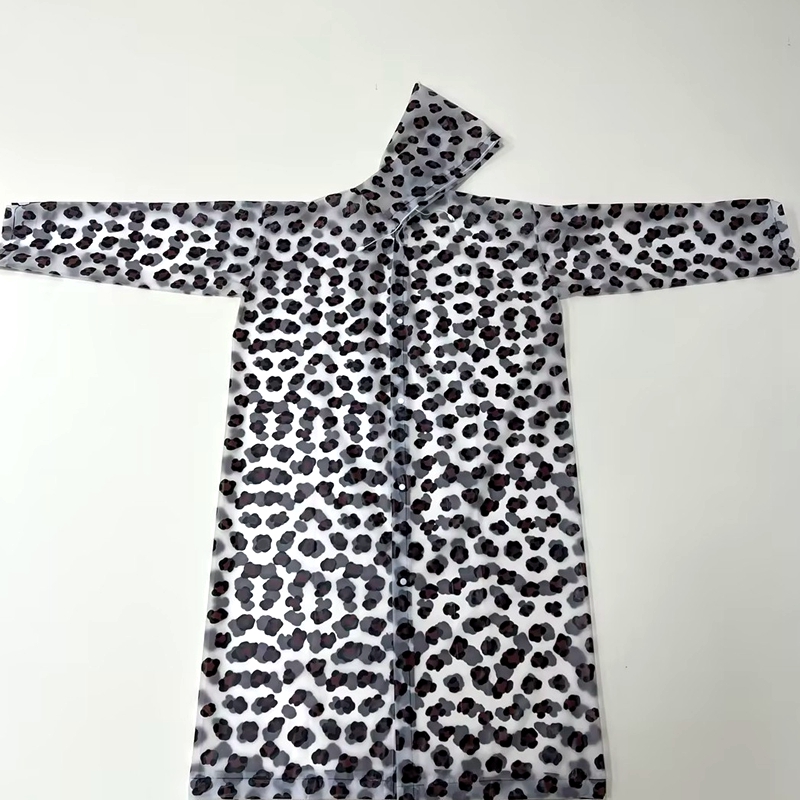 Li Wang Wholesale EVA raincoats, full-print raincoats, high-frequency heat sealing Item Picture