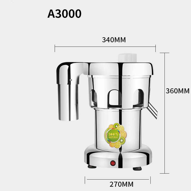 فصل عصارة الخبث المتعددة الوظائف تفجر عصعصير منزلي فضي اللون Specification image