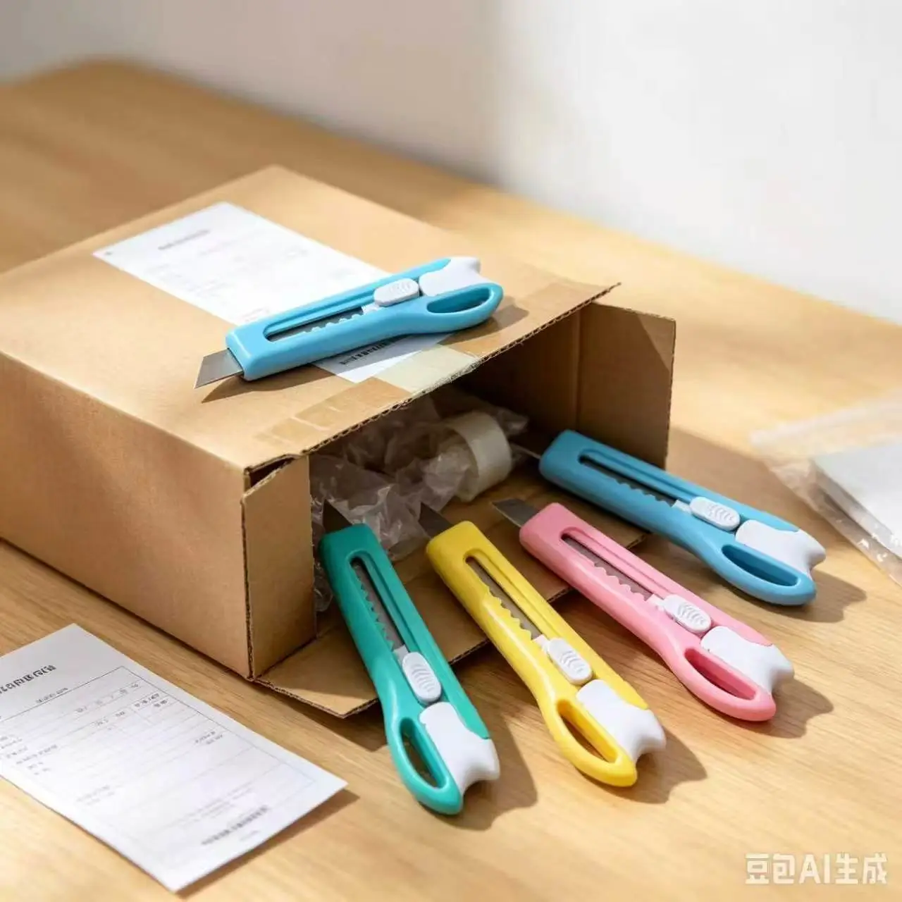 Deli 2024 Utility Knife, small utility knife, Paper cutter, Handmade Knife, Wallpaper Knife, Office Art Stationery detail image 2