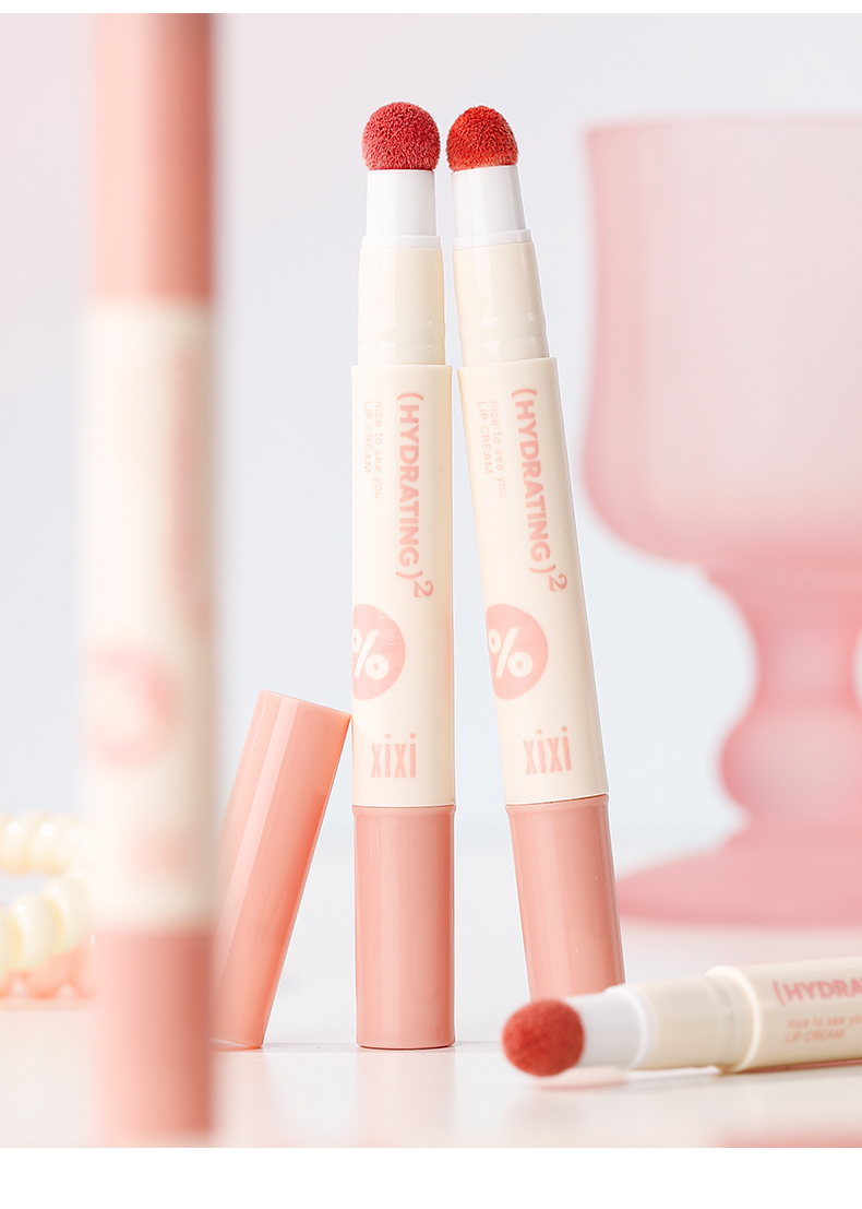 xixi crepúsculo puré labial polvo crema mate niebla cara difícil de alcanzar copa esmalte labial brillo blanco paridad partido estudiantil labial esmalte pic 20