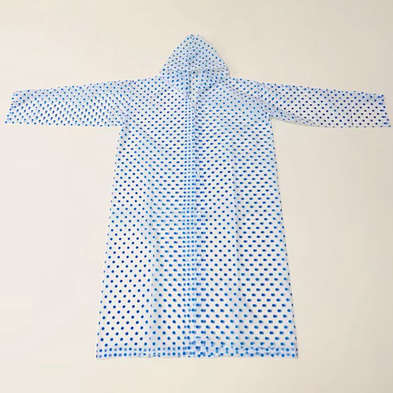 Li Wang Wholesale new EVA adult flower dot raincoats and outdoor hiking raincoats Item Picture