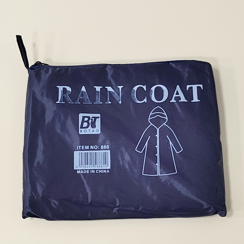 Li Wang Oxford Cloth transparent brim long raincoat, essential raincoat for cycling and traveling wholesale and direct sales