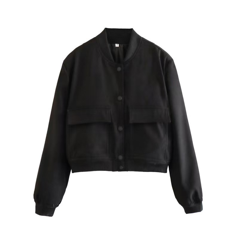 Amazon Cross-border 2026 Spring and Autumn New European and American stand-up collar large pocket high-end unisex women's jacket Application Scenario