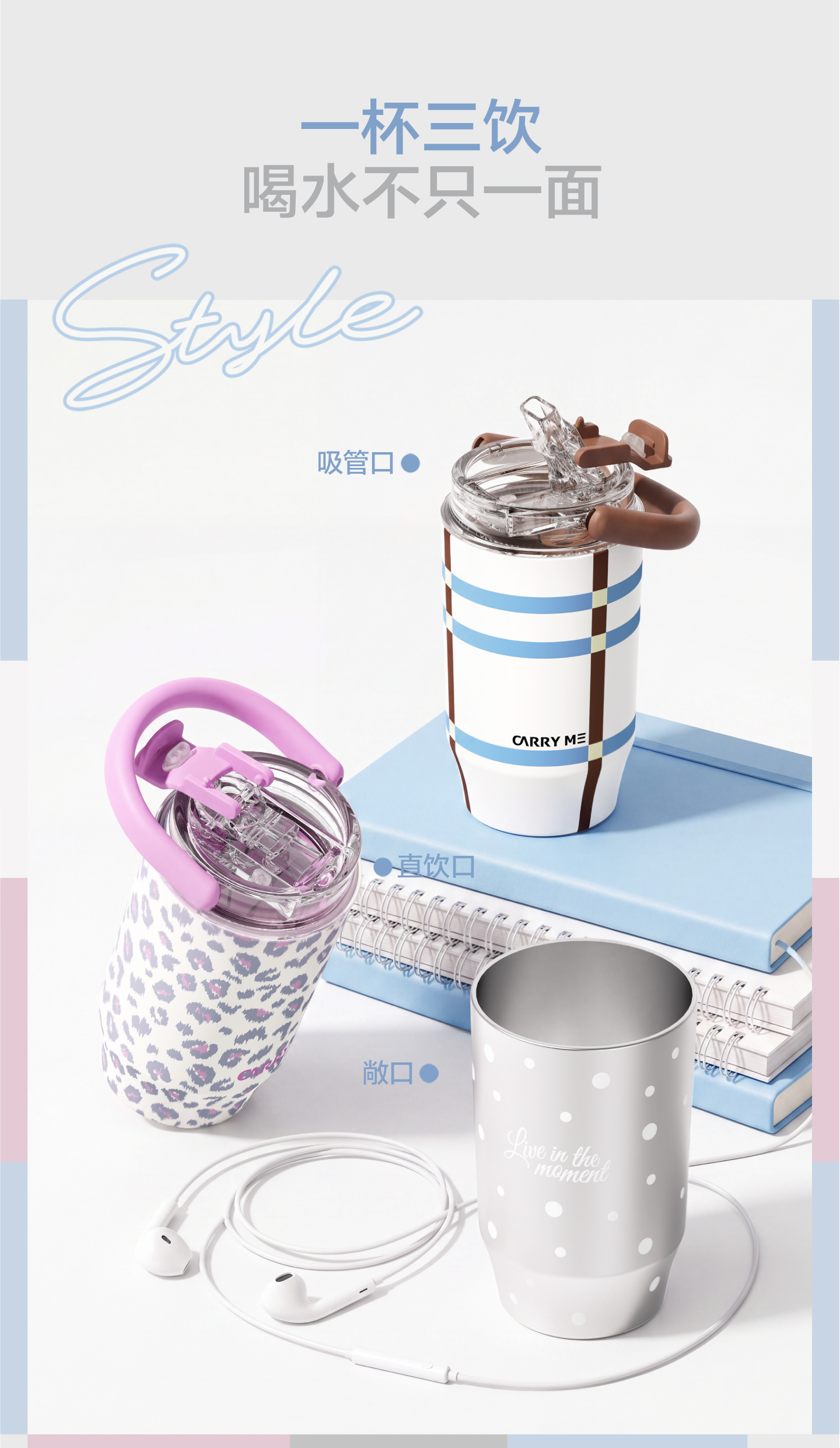 【OSEO】26Q3#5299 printed insulated cup, suitable for both hot and cold drinks. Fashionable and portable cup design pic 2
