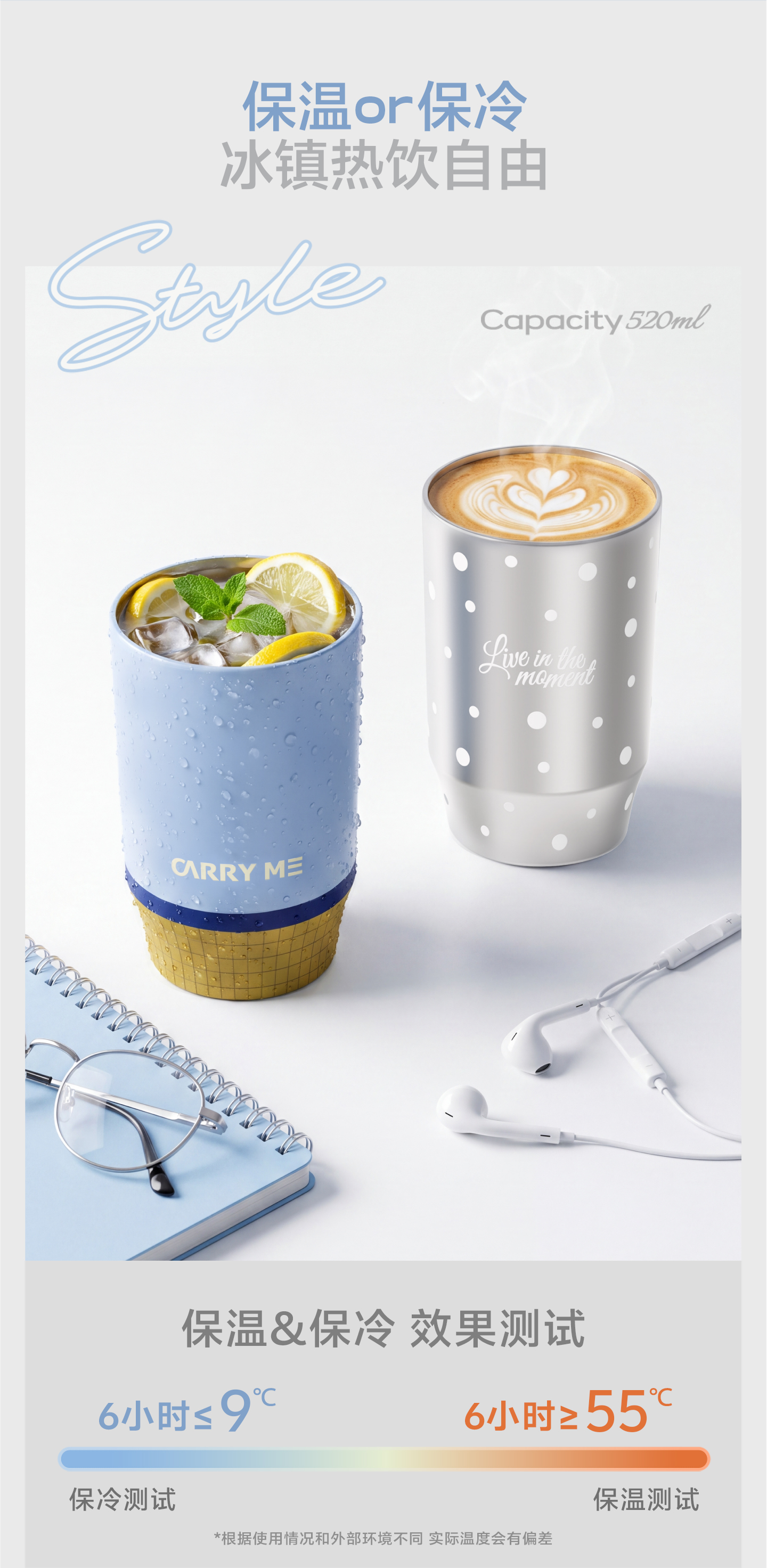 【OSEO】26Q3#5299 printed insulated cup, suitable for both hot and cold drinks. Fashionable and portable cup design pic 6