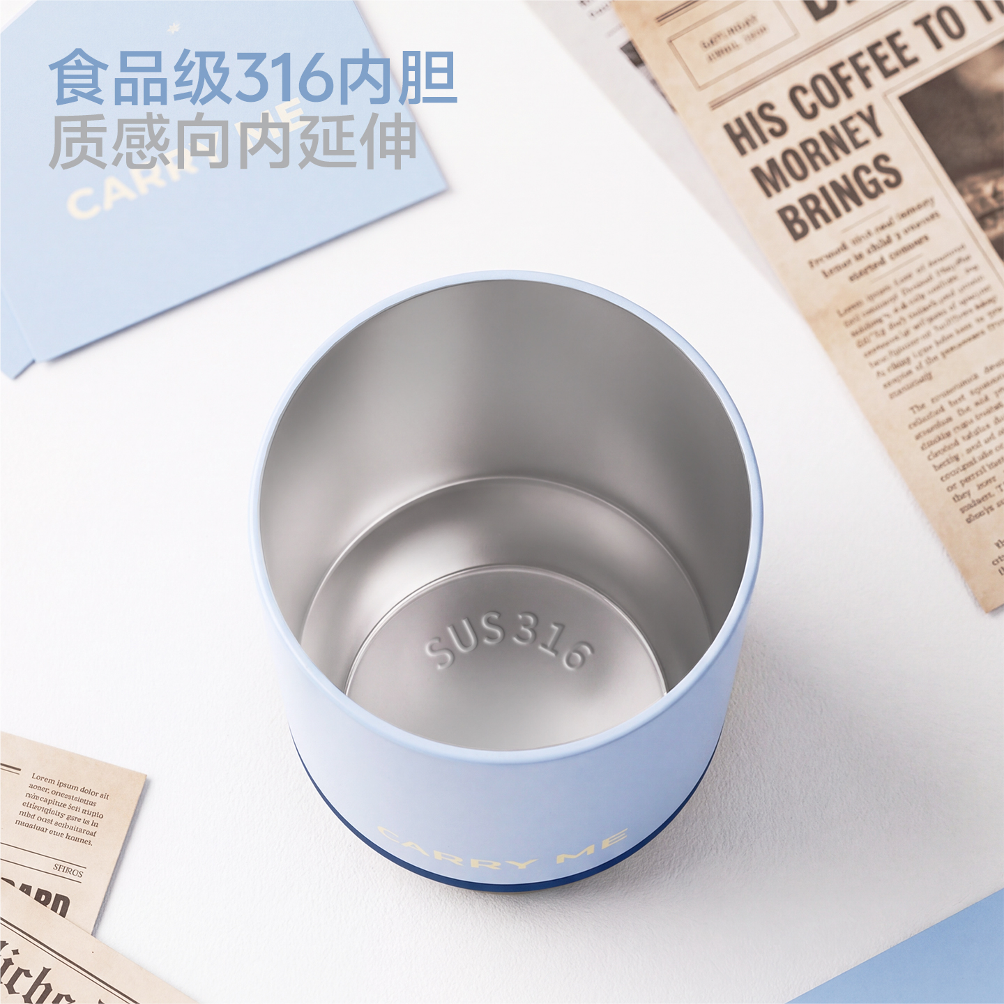 【OSEO】26Q3#5299 printed insulated cup, suitable for both hot and cold drinks. Fashionable and portable cup design details Picture