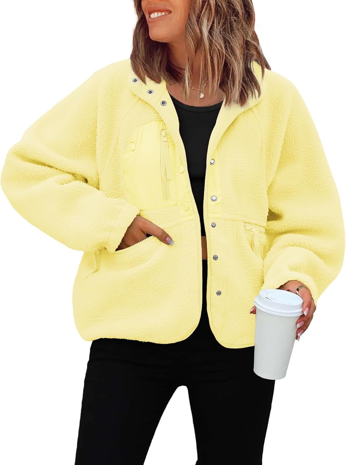 Cross-border foreign trade autumn European and American style women's casual and loose design long-sleeved jacket, small batch