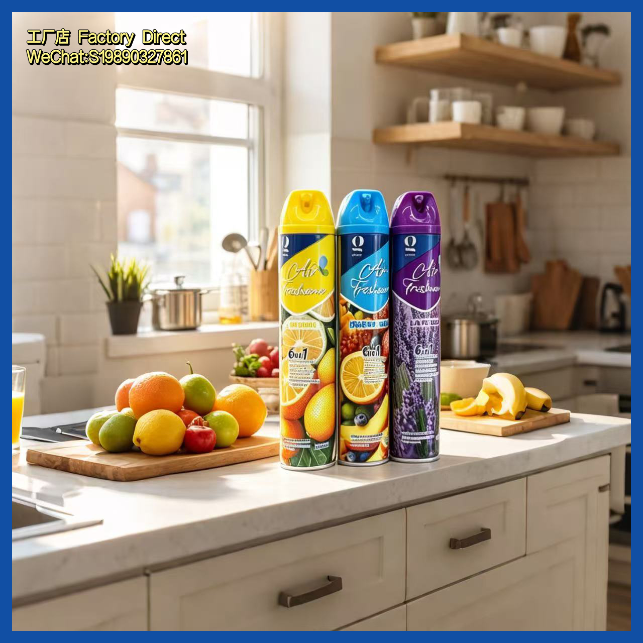 Auto desodorizador de aire spray refrigerador desodorizador de aire para el hogar multisabor opcional venta directa de fábrica