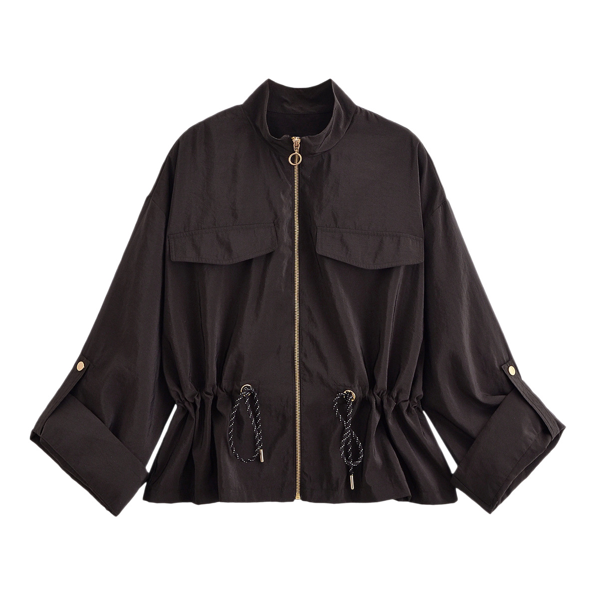 Amazon's hot-selling French retro color-blocking blazer tweed jacket with a suit collar, a stylish autumn and winter thickened women's TK new style