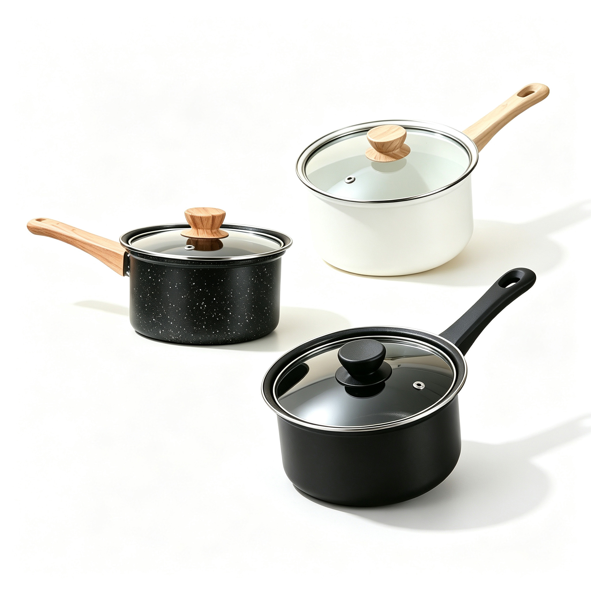 CGUCOOK Cross-border non-stick milk pot, new multi-functional tourmaline stew pot, thickened non-stick pot, household soup pot, induction cooker and gas stove universal pot Application Scenario