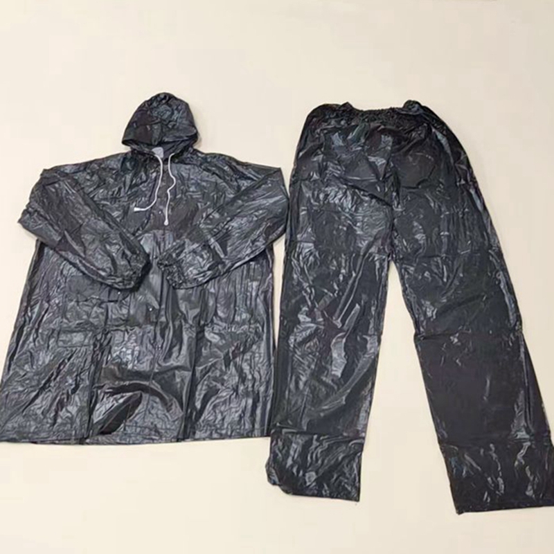 笠王厂家直销成人套装雨衣男女款PVC材质户外出行雨衣详情3