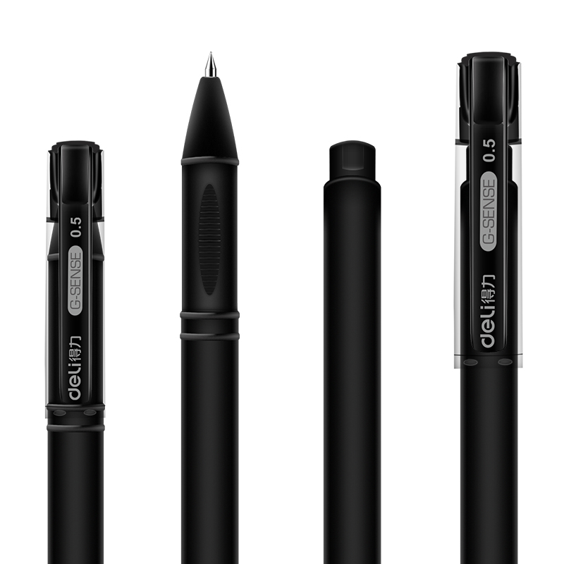 Deli S65 ballpoint pen with 0.5mm bullet cartridge details Picture