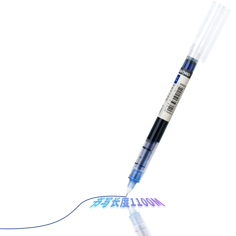 Deli S856 Direct Liquid Ballpoint Pen (Blue) details Picture