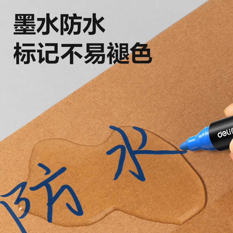 Delisida S552 Refilling Marker Pen (Blue) details Picture
