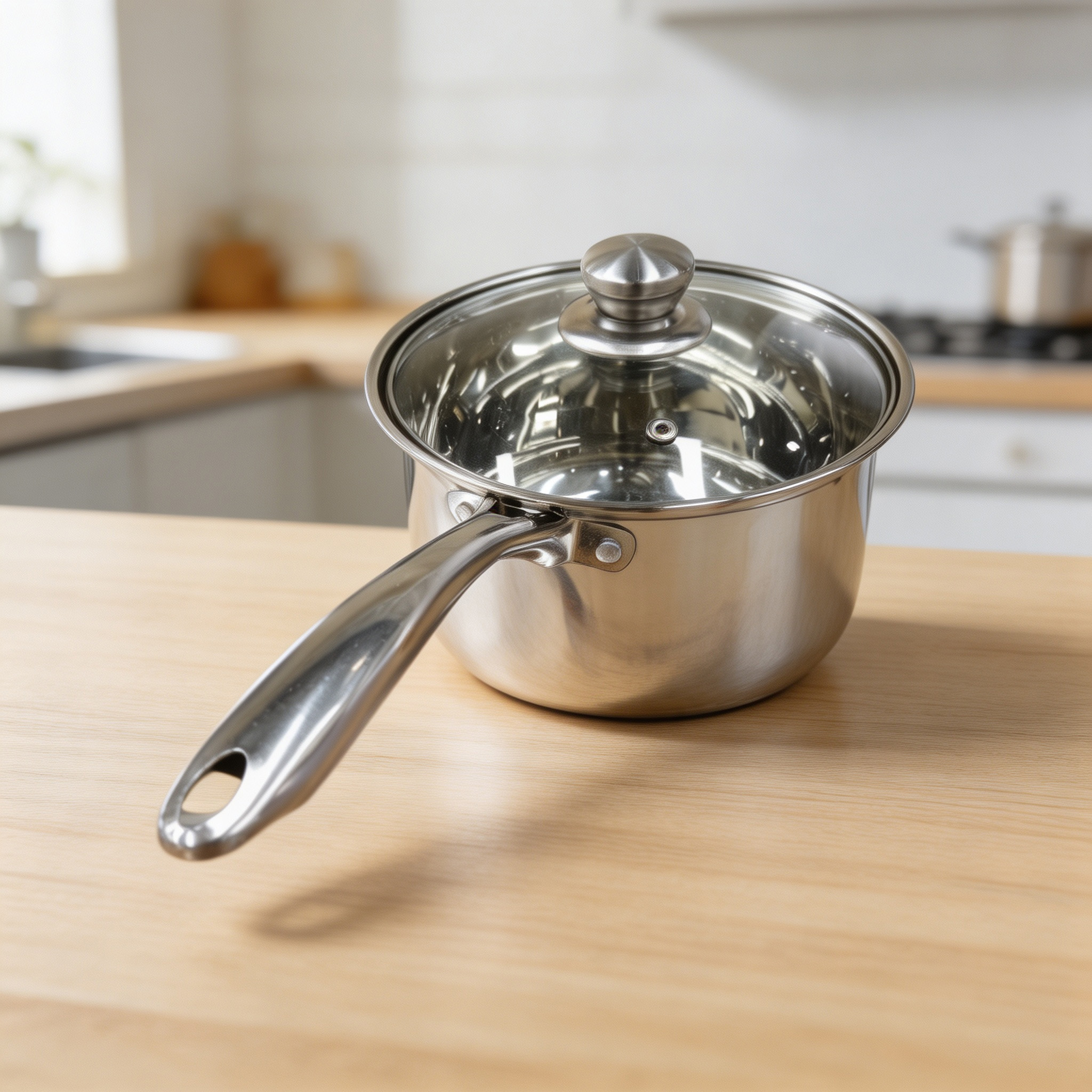 CGUCOOK stainless steel small milk pot, thickened milk pot, noodle cooking stainless steel single handle baby food milk pot, electromagnetic universal instant noodle pot details Picture