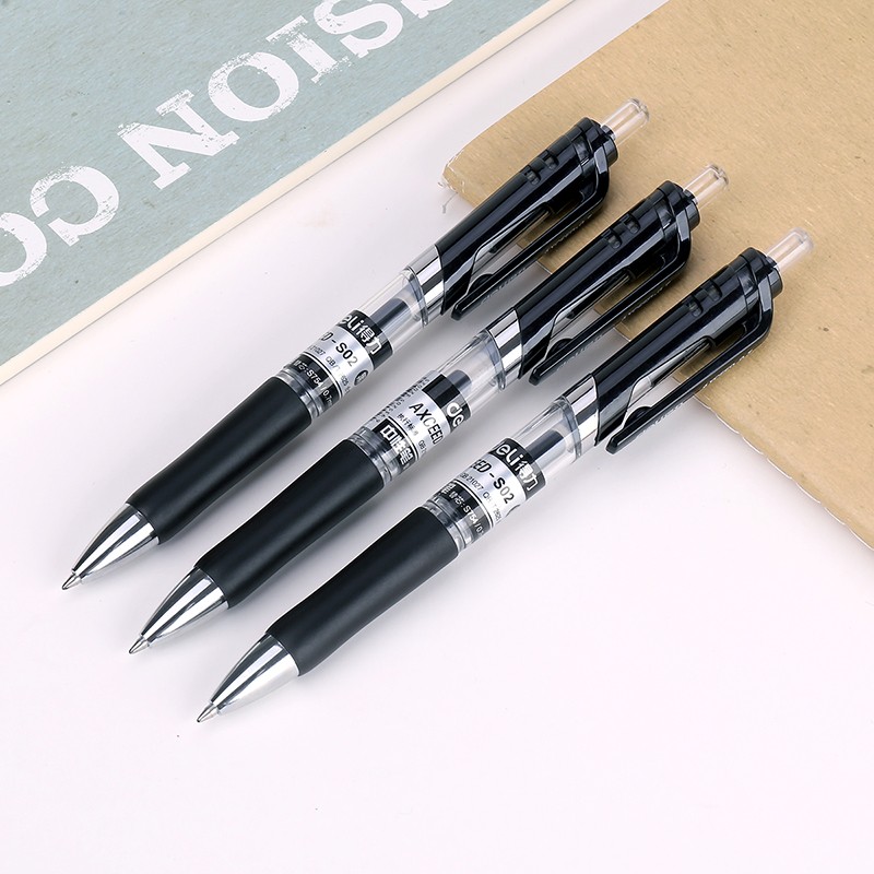Deli S02 gel pen with 0.7mm spring tip Application Scenario