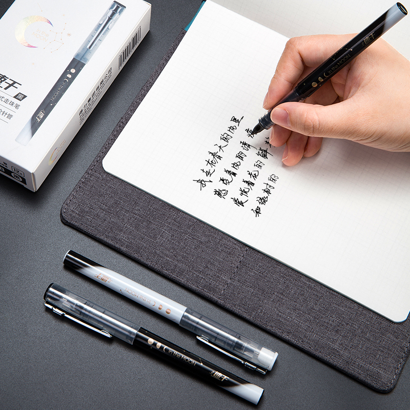 Deli S858 direct liquid Ballpoint pen Application Scenario