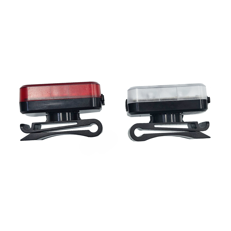 251026 Bike light set, USB charging, bicycle headlight and taillight set, mountain bike headlight, safety warning, taillight, front and rear combination lights Item Picture