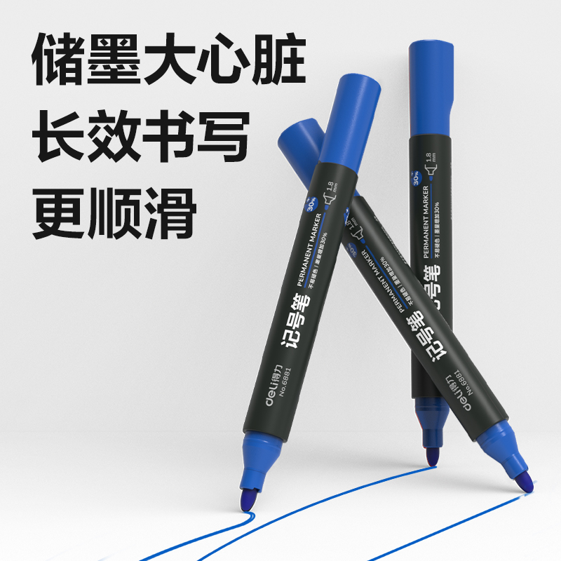 Delisida S552 Refilling Marker Pen (Blue) Application Scenario