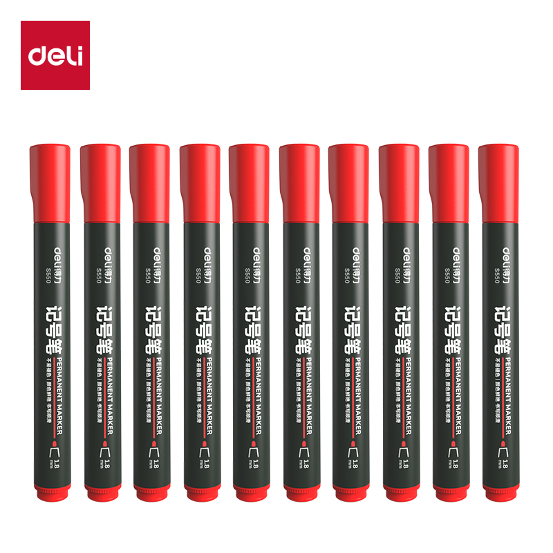 Delisida S550 Marker Pen (Red)