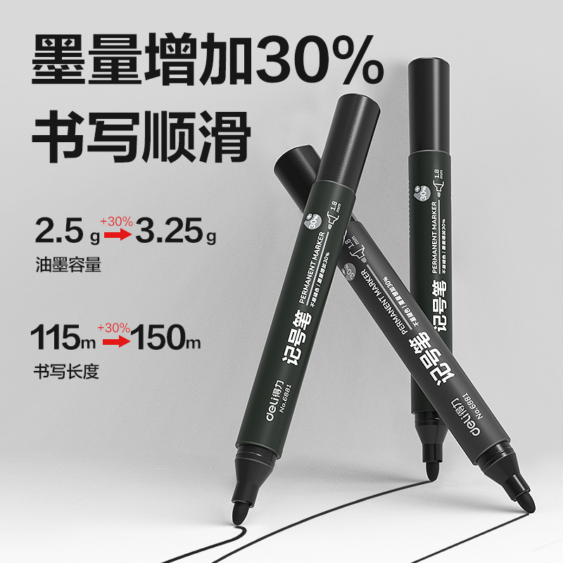Delisida 6881 Marker Pen (Black) Application Scenario