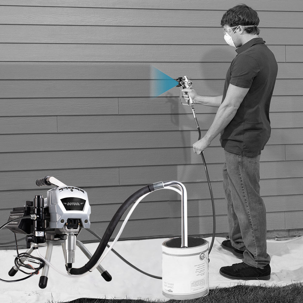 DOTOOL Electric R330 high-pressure airless sprayer for latex paint, coatings and paints, professional grade for home decoration industry Item Picture