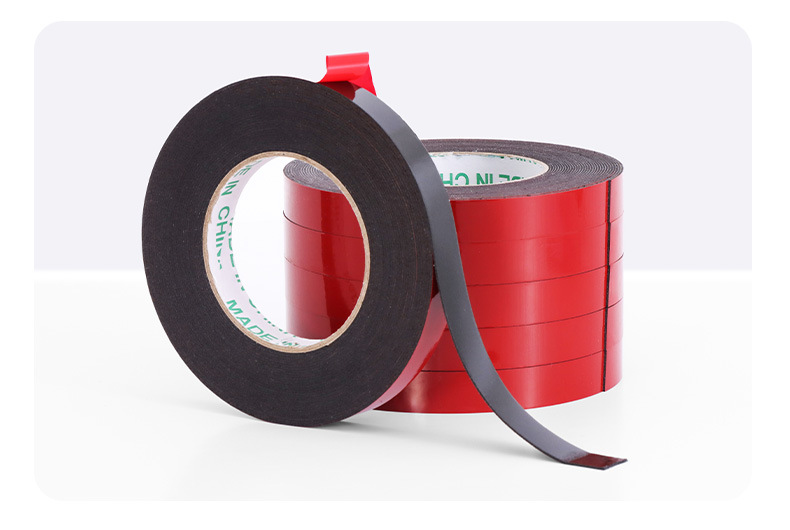 Red automotive foam double-sided film, red film, black PE foam double-sided tape, advertisement, strong adhesion, thickened, high-temperature resistant automotive sponge, 1.0mm thick on both sides pic 13