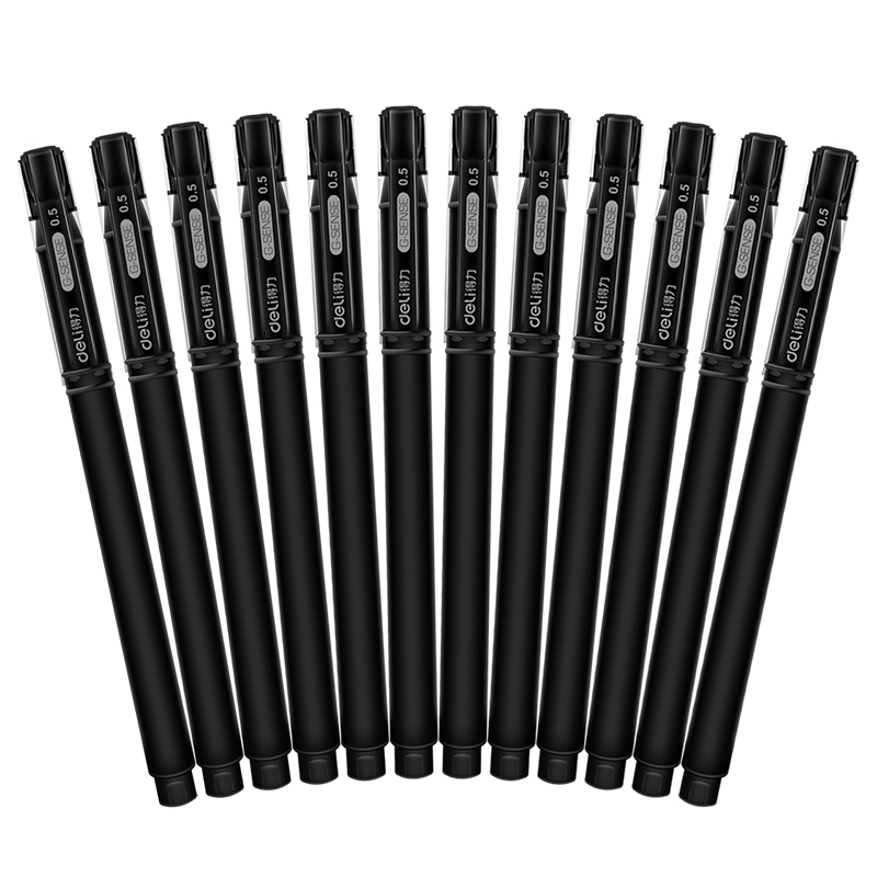 Deli S65 ballpoint pen with 0.5mm bullet cartridge