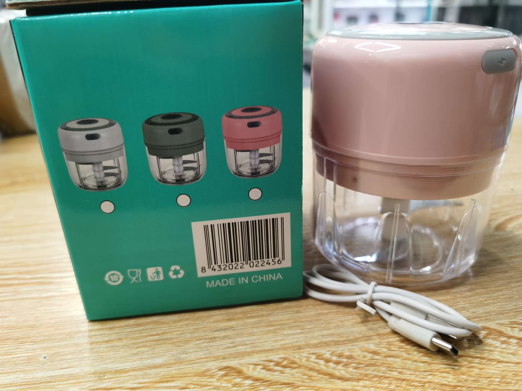 Wireless electric garlic mixer, garlic mashing machine, garlic mincing machine, garlic mincing and stirring, multi-functional kitchen, household small mini garlic press, kitchenware detail image 16