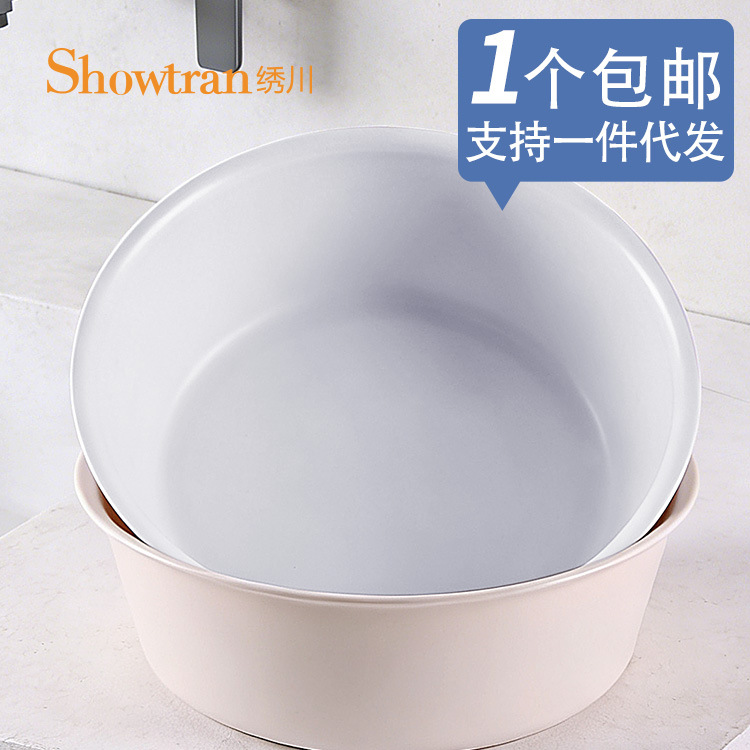 H231-ST0238中号加厚塑料盆家用洗脸盆多功能盆环保盆详情图4