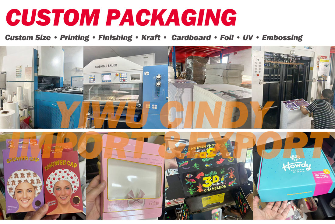 Custom Cosmetic Packaging Boxes Shower Cap Box pic 7