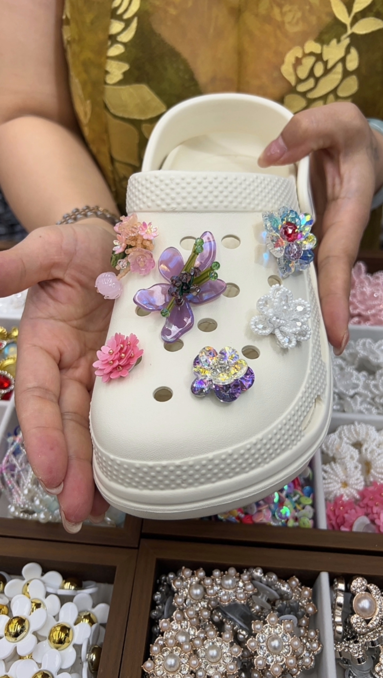 Best-selling Crocs, DIY accessories, exaggerated woven clothing accessories, and free combination of accessories Specification image