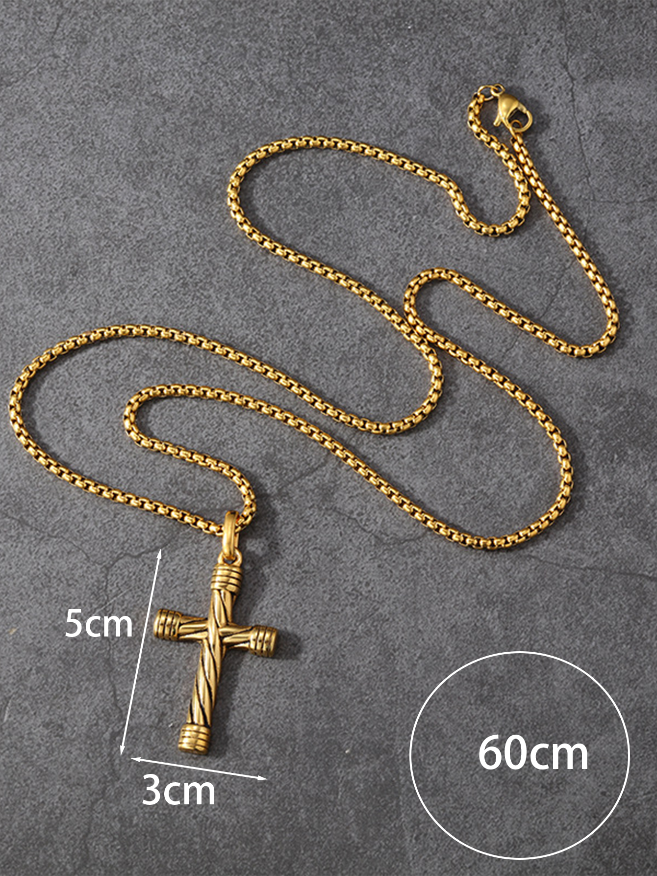 قلادة من الفولاذ غير القابل للصدأ مصنوعة من الفولاذ غير القابل للصدأ Item Picture