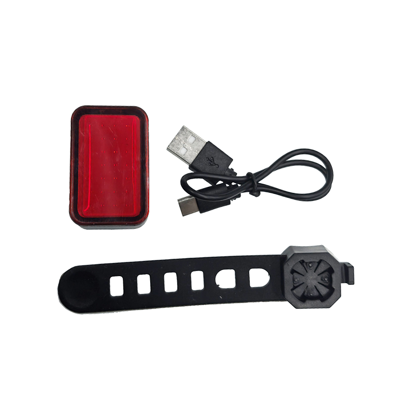 251012 luz trasera USB recargable COB luz trasera bicicleta de montaña luz trasera bicicleta nocturna luz de advertencia de seguridad