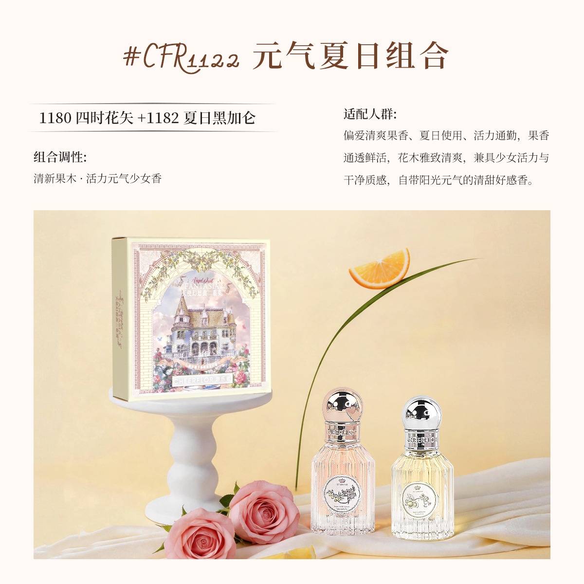 CHEERFLOR Angel Fantasy Duet MINI Set Perfume Specification image