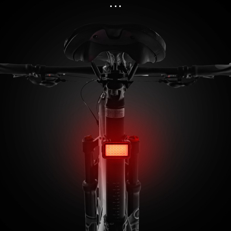 251012 luz trasera USB recargable COB luz trasera bicicleta de montaña luz trasera bicicleta nocturna luz de advertencia de seguridad Specification image