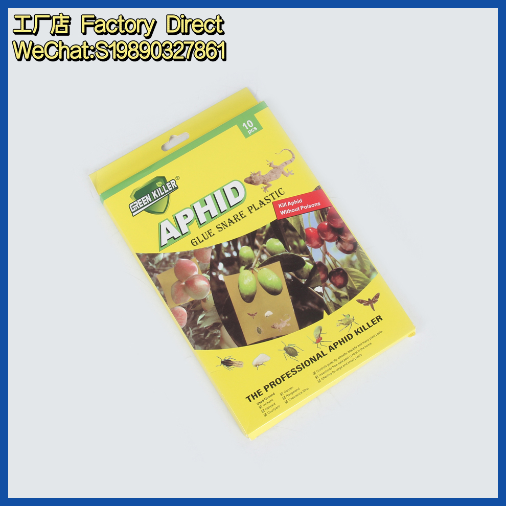 Tableros insecticidas tableros pegajosos tableros trampas de comercio exterior pequeños insectos negros insectos voladores moscas de la fruta trips invernaderos melones huertos moscas parches Item Picture