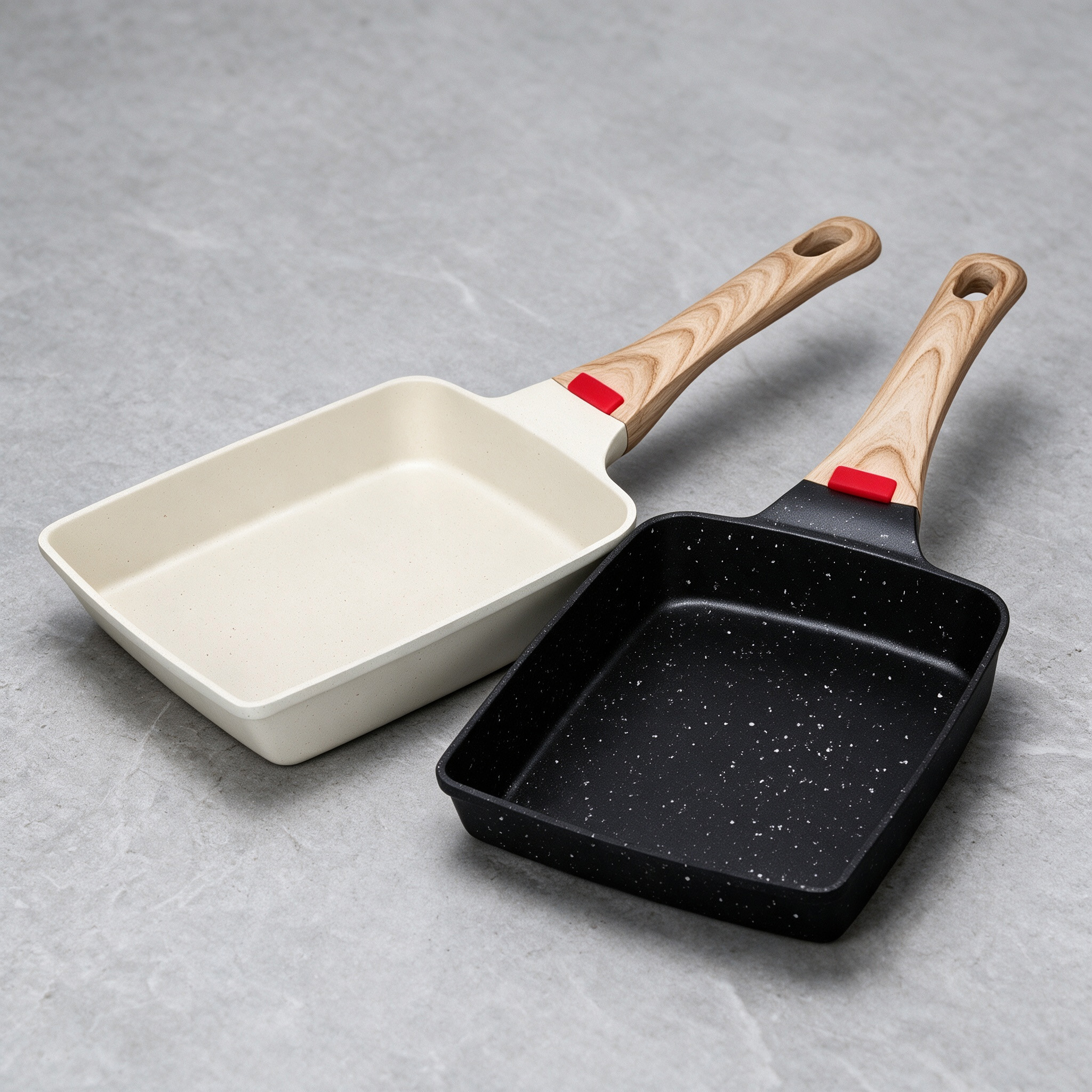 CGUCOOK Sticky Tamagoyaki Home, Japanese tamagoyaki non-stick frying pan with silicone temperature sensing, egg roll pan, square steak, tourmaline breakfast flat pan Application Scenario