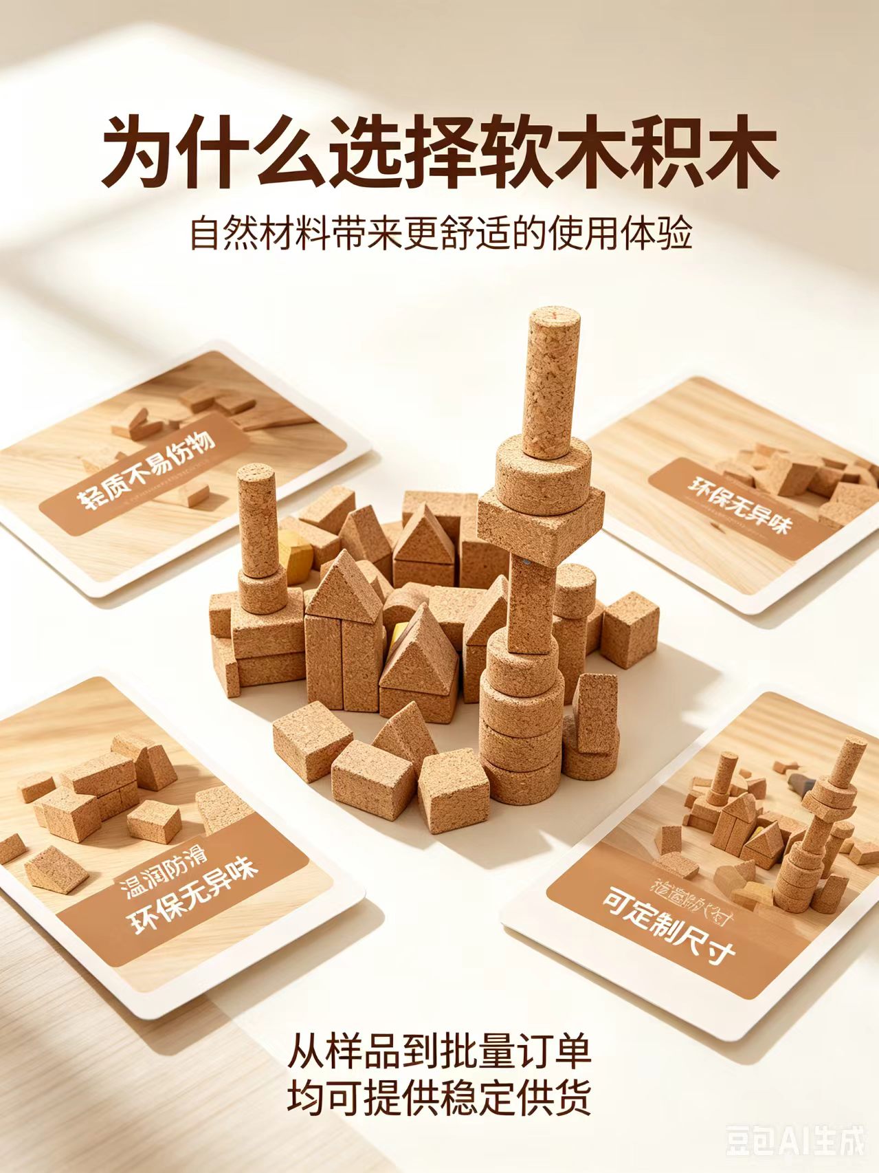 Creative and educational children's gifts for DIY assembly of building blocks