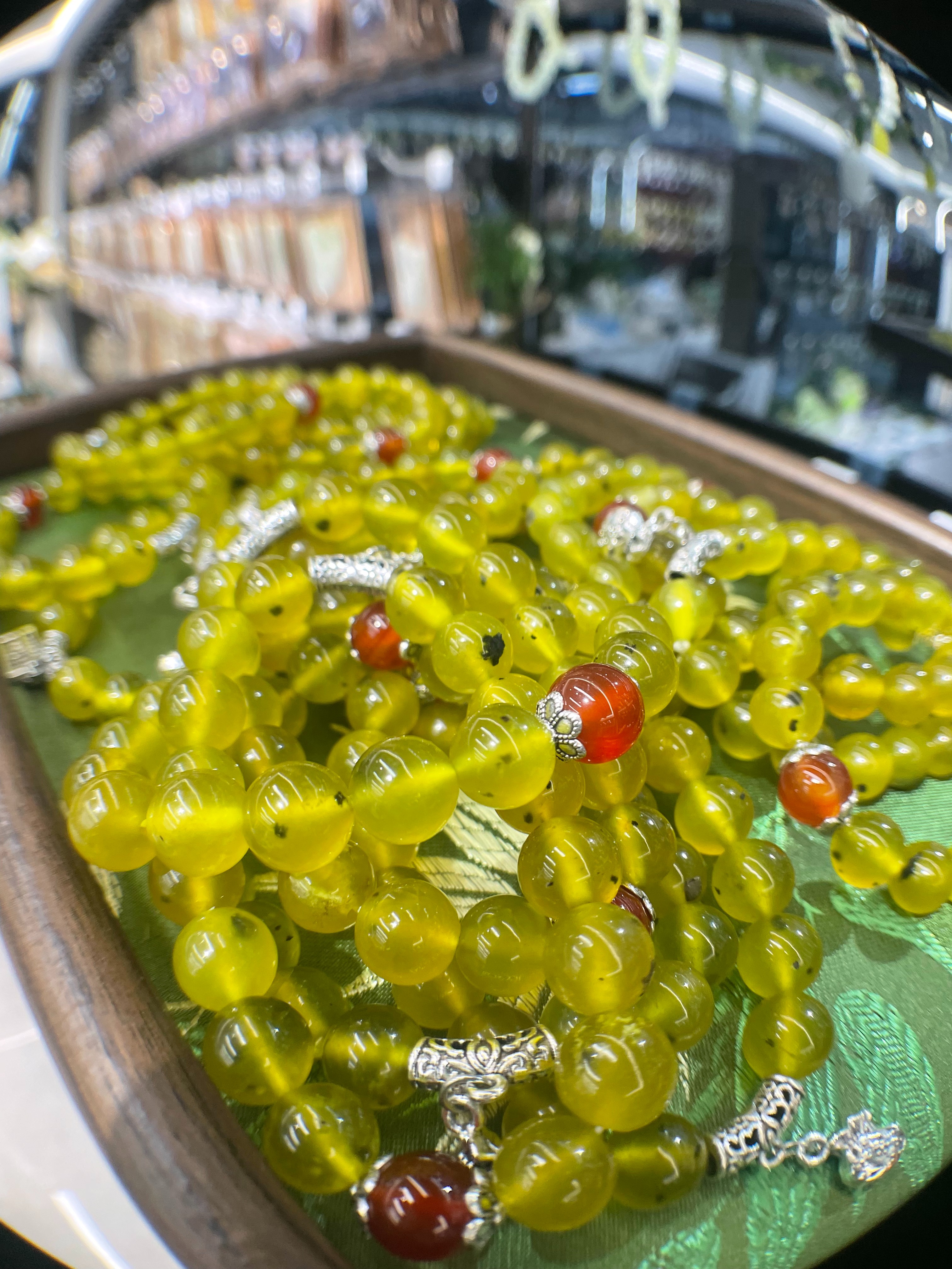 手串/水晶手串/文玩/饰品/男手串白底实物图