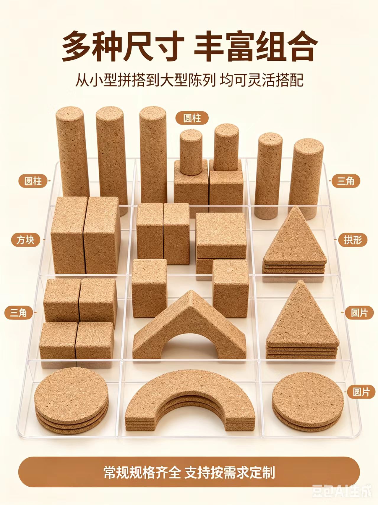 Creative and educational children's gifts for DIY assembly of building blocks Item Picture