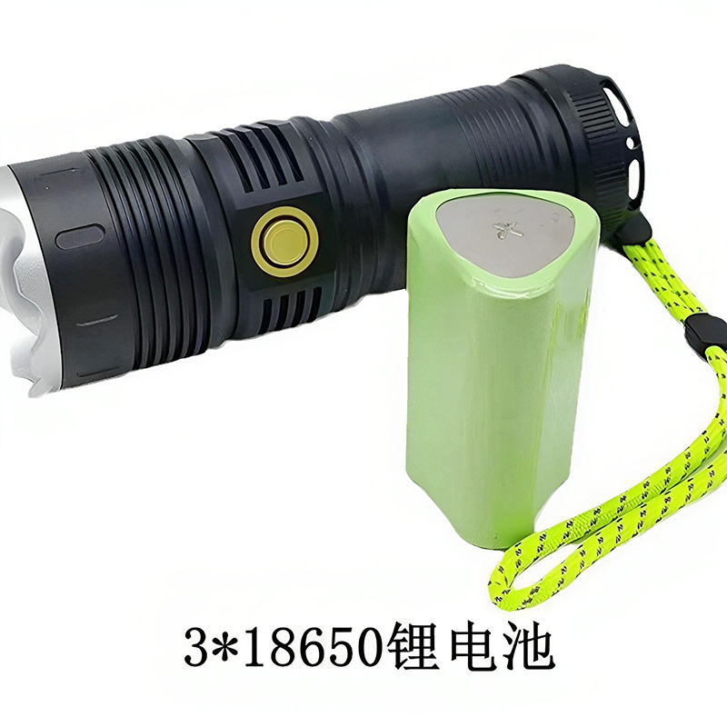 Q05 High-intensity White Laser Flashlight, multi-functional telescopic aluminum alloy flashlight, high-intensity laser cannon, high-brightness focusing flashlight Item Picture