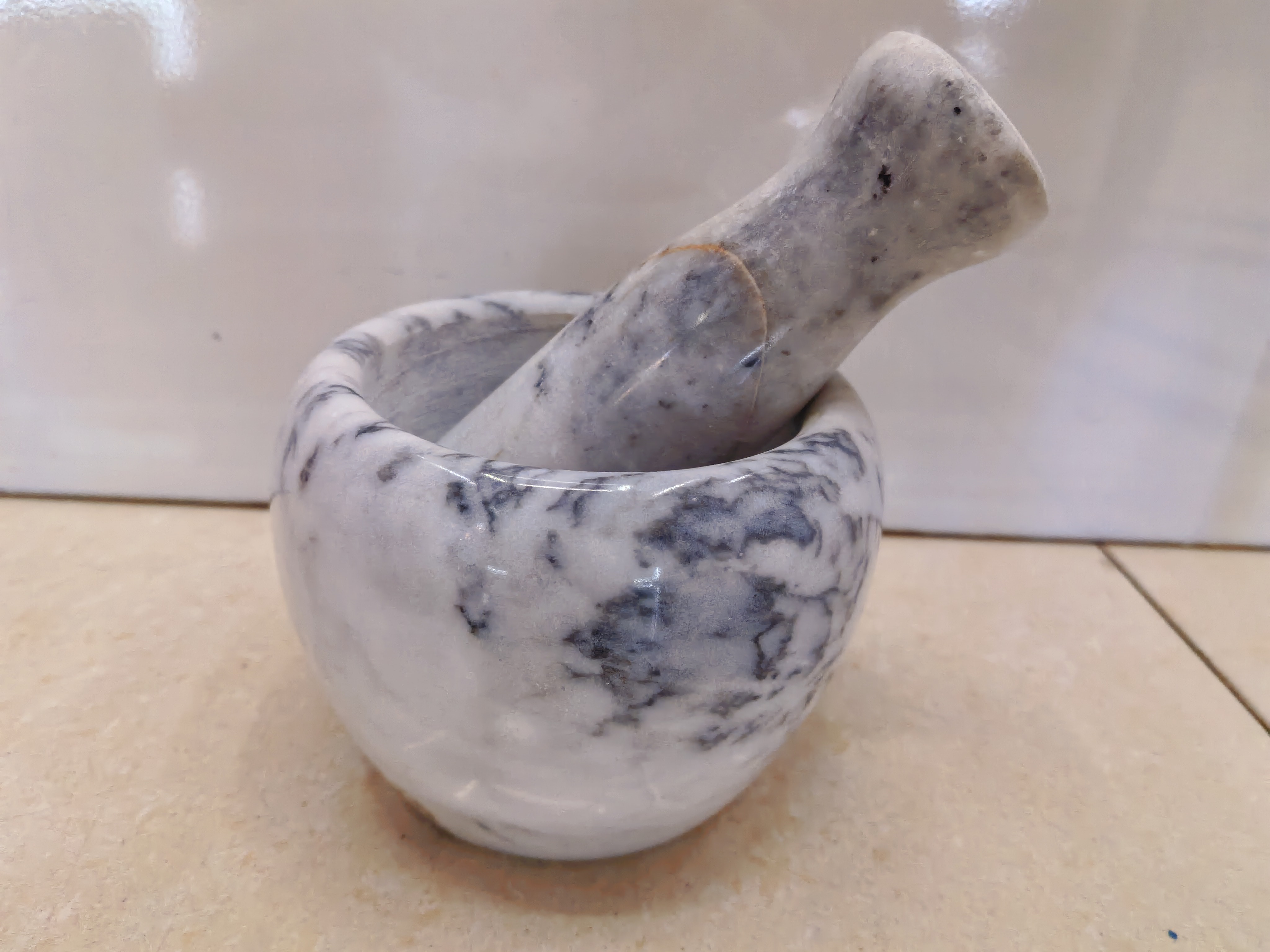 Daily necessities, kitchenware, stone mortar, garlic mortar, garlic mashing machine details Picture