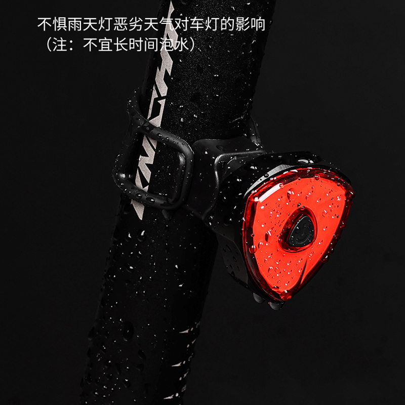 251011 luz trasera USB recargable COB luz trasera bicicleta de montaña luz trasera bicicleta nocturna luz de advertencia de seguridad details Picture