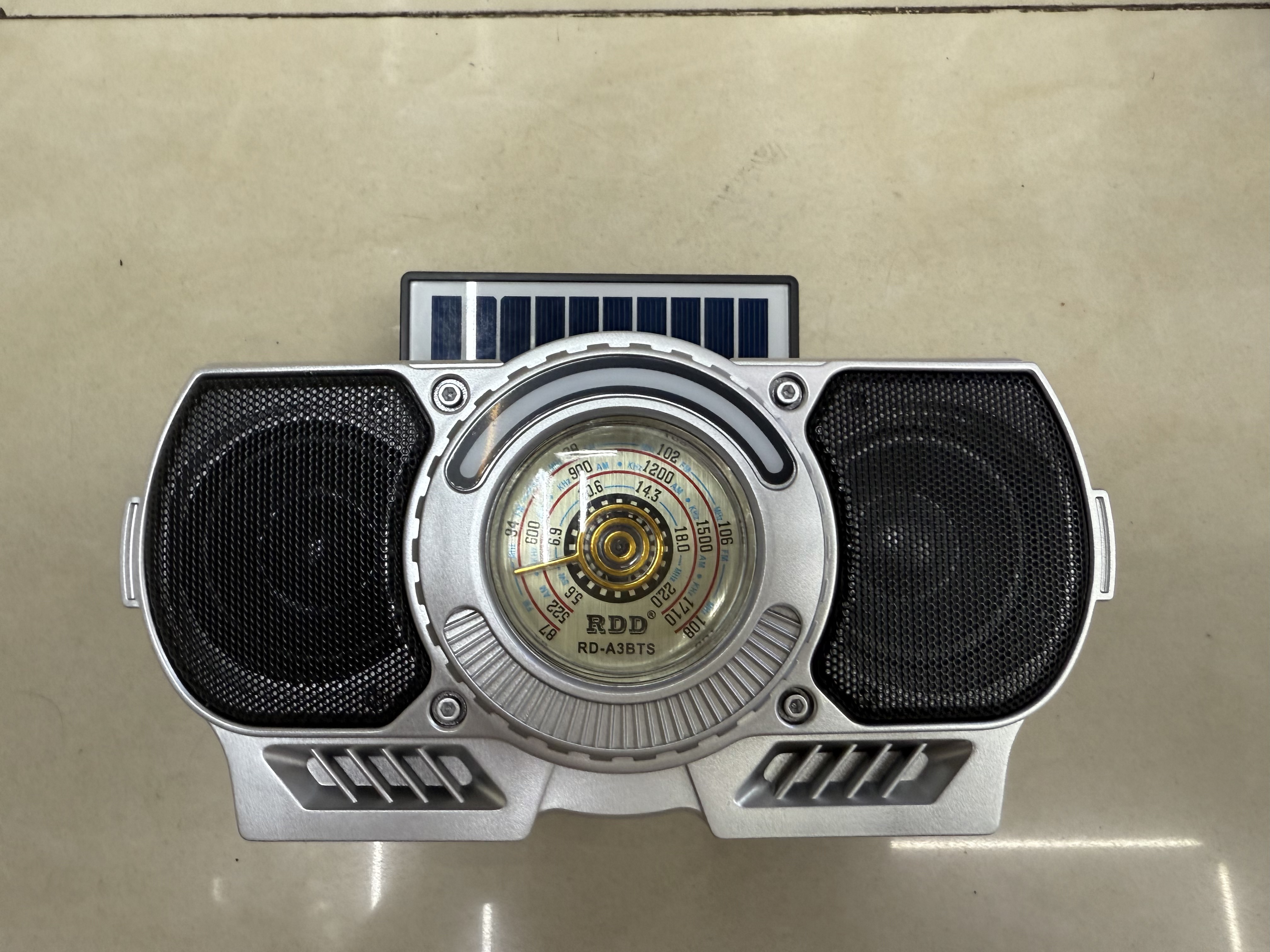 RD-A3BTS solar radio, Bluetooth speaker, multi-band, multi-functional desktop ornament, USB music, TF card, SD card, music playback, plug-in for the elderly full image